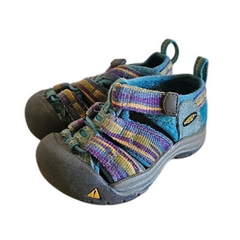 KEEN Newport H2 Kids Sandals Blue Purple Striped Water Shoes Baby Infant